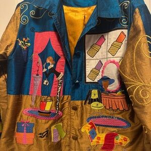 Colorful Embroidered Vintage Jacket